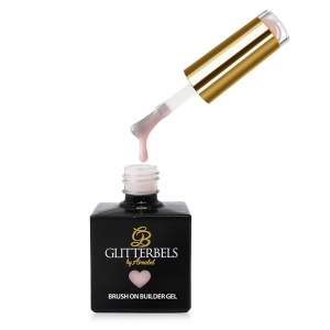 glitterbels brush on builder gel barefaced prachtnagels