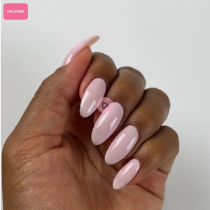 glitterbels brush on builder gel pilates pink prachtnagels