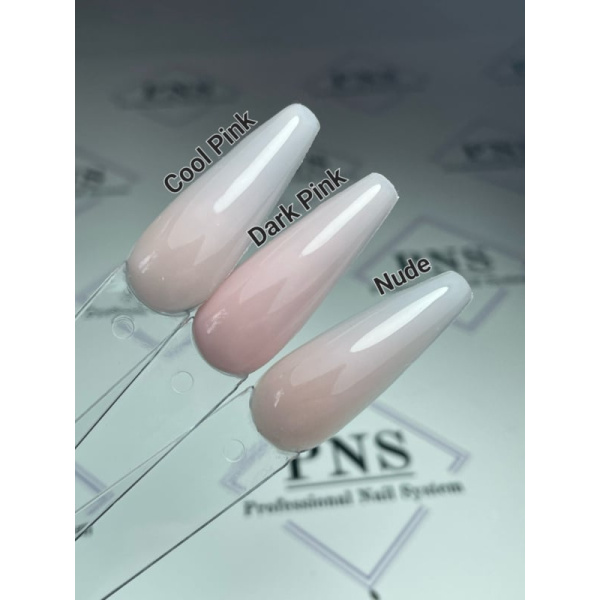 pns acrylpoedr swatch dark pink nude cool pink prachtnagels