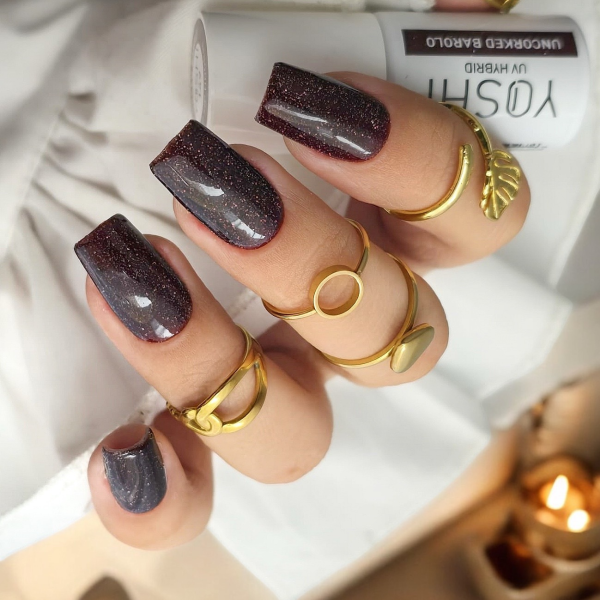 yoshi gel polish 149 uncorked barolo prachtnagels set