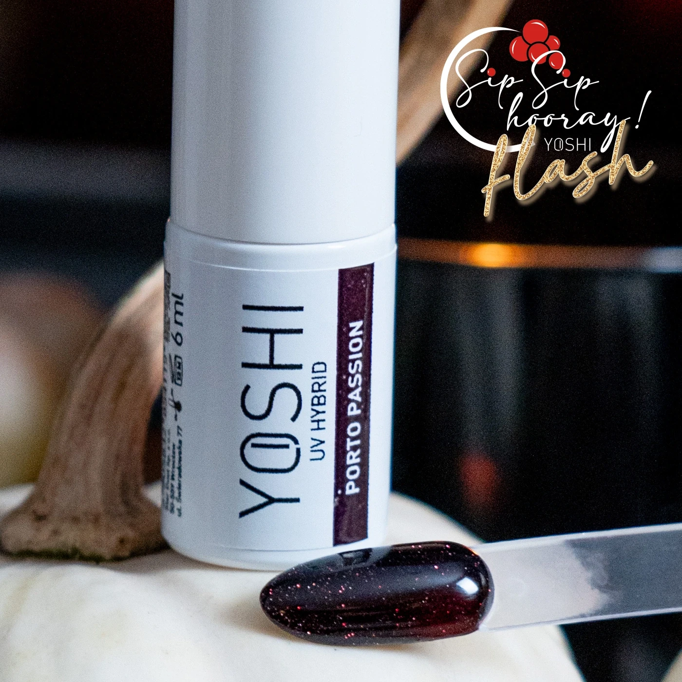 yoshi gel polish 150 porto passion prachtnagels swatch