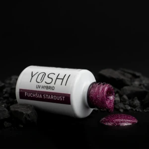 yoshi gel poish 524 fuchsia stardust prachtnagels spill 2