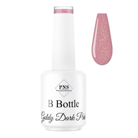 pns b bottle goldy dark pink prachtnagels