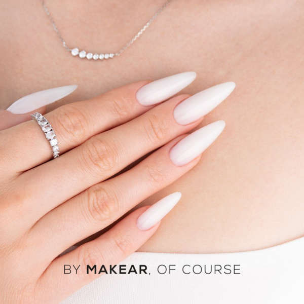 makear acrylgel2 milty white prachtnagels