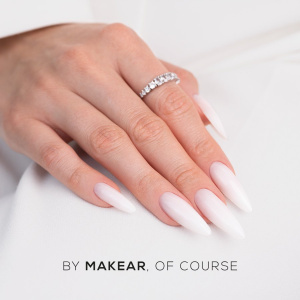 makear acrylgel2 milty white prachtnagels