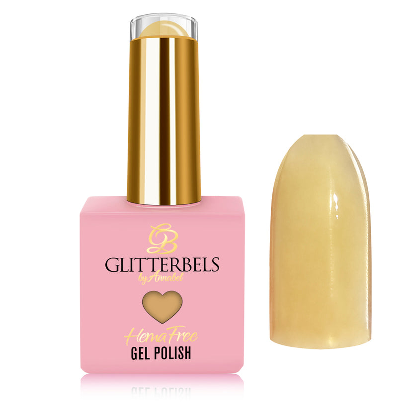 glitterbels gel polish 617 amber glass