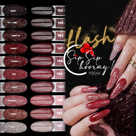 yoshi gel polish sip sip hooray collection swatch