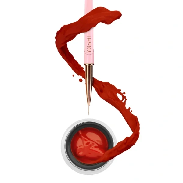 yoshi paint gel red spill prachtnagels