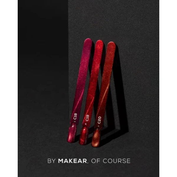 makear gel polish magnetic reds prachnagels