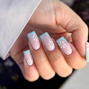 yoshi paint gel baby blue prachtnagels set 2