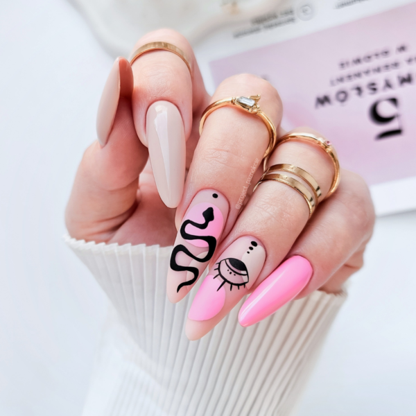 yoah paintgel black prachtnagels set