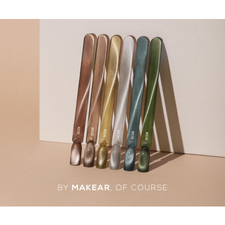 makear silky cat eye collection swatch prachtnagels