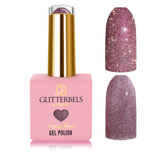 glitterbels hema free gel polish 623 midnight muse prachtnagels