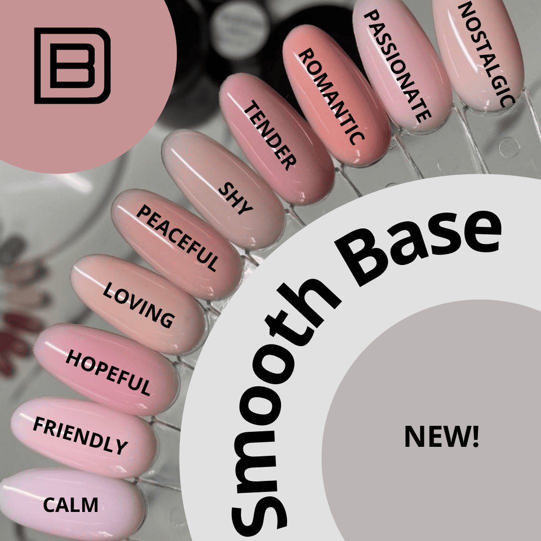 by djess smooth base round swatch prachtnagels