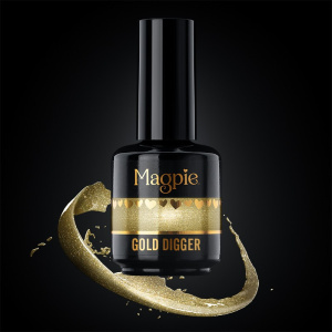 magpie gel colour gold digger prachtnagels