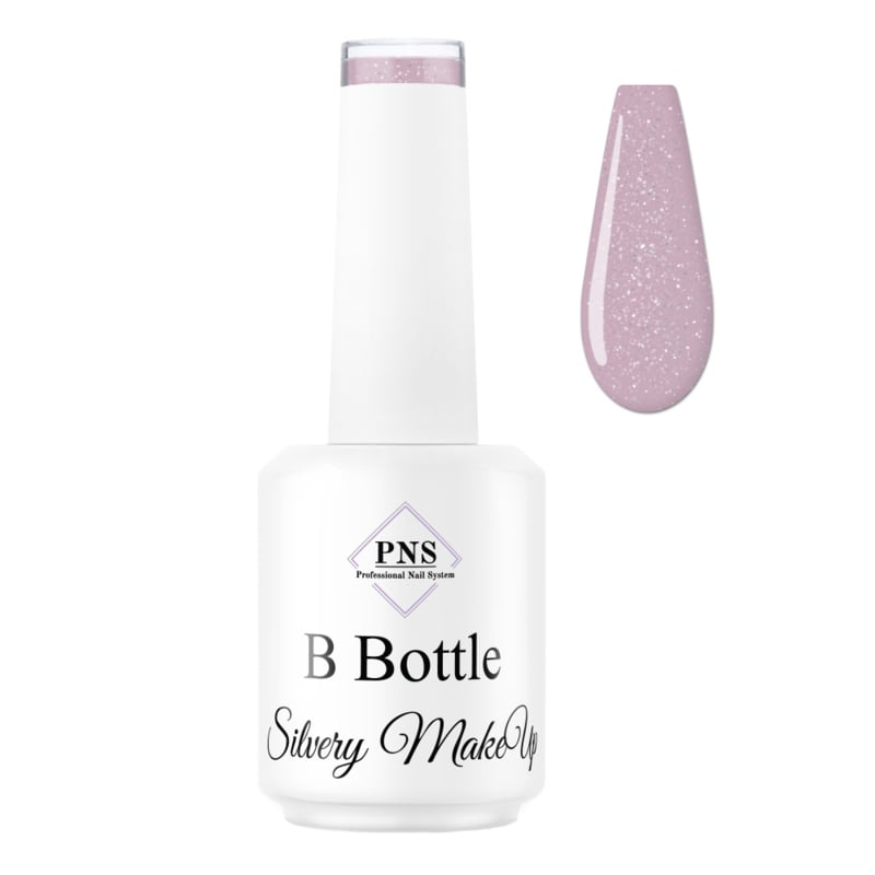 pns bb silvery makeup prachtnagels