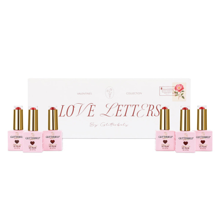 glitterbels love letters collection prachtnagels