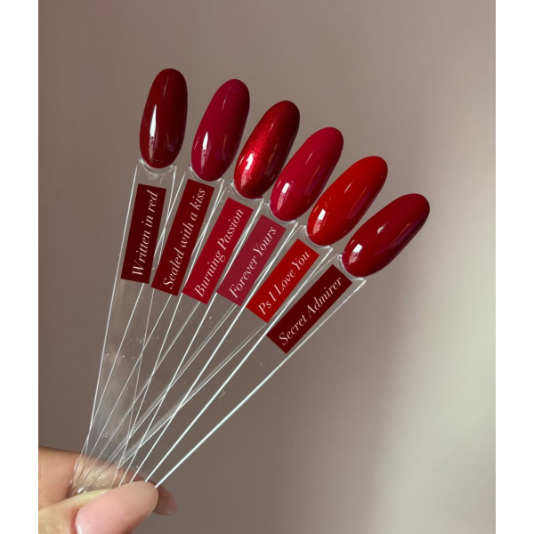 glitterbels love letter collection swatch prachtnagels