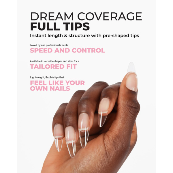 glitterbels dream coverage fullon tips training prachtnagels