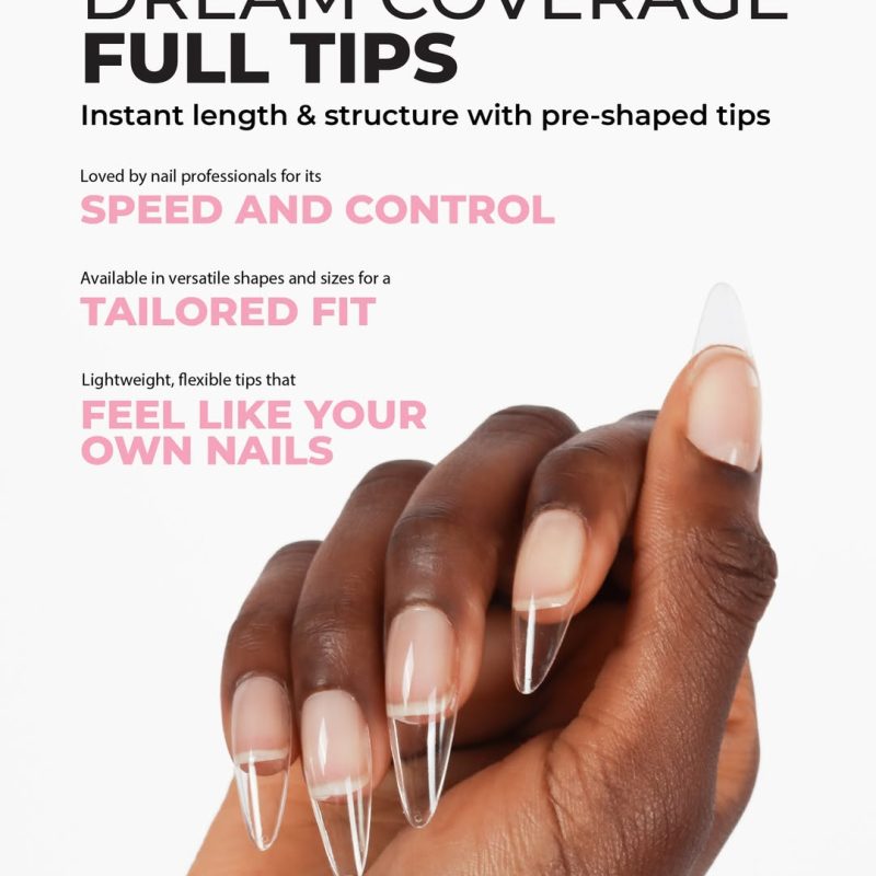 glitterbels dream coverage fullon tips training prachtnagels