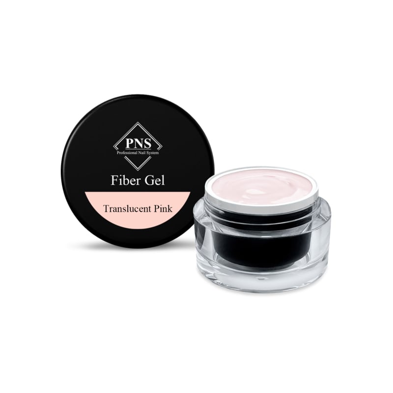 pns fiber gel translucent pink prachtnagels