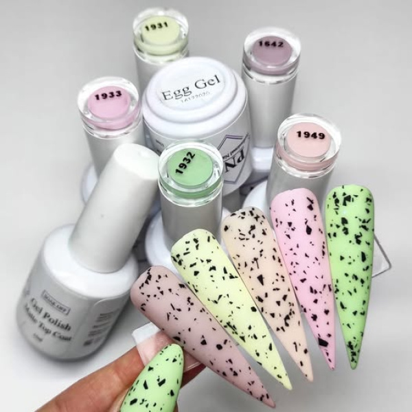 pns egg gel black prachtnagels 6