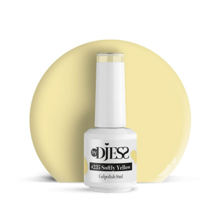 by djess gel polish 235 softly yellow 8ml prachtnagels