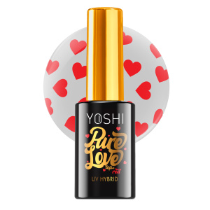 yoshi pure top love red prachtnagels hartjes