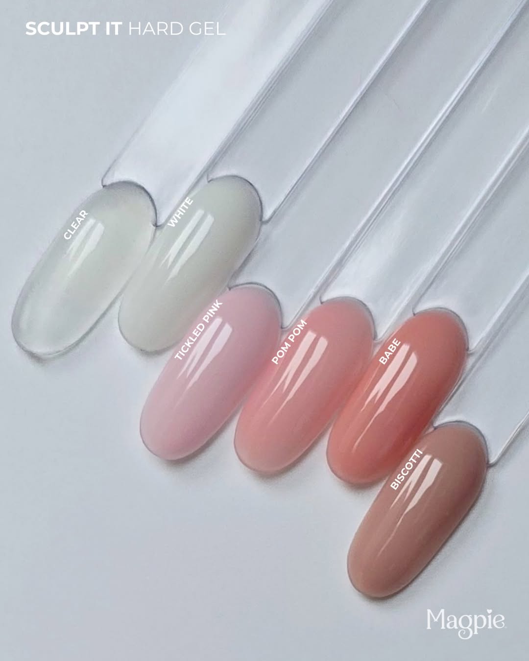 magpie sculpt it swatches prachtnagels