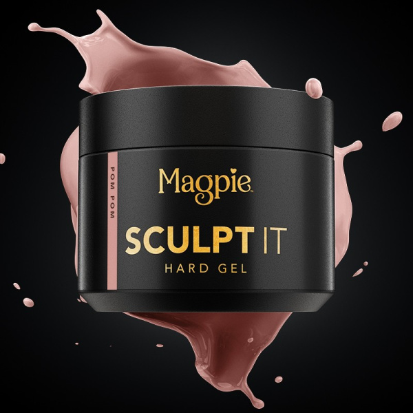 magpie sculpt it pom pom prachtnagels