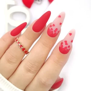 yoshi pure top love red prachtnagels hartjes 3