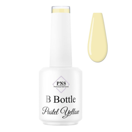 pns b bottle pastel yellow prachtnagels