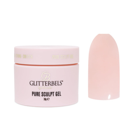 glitterbels pure sculpt rose silk prachtnagels 3