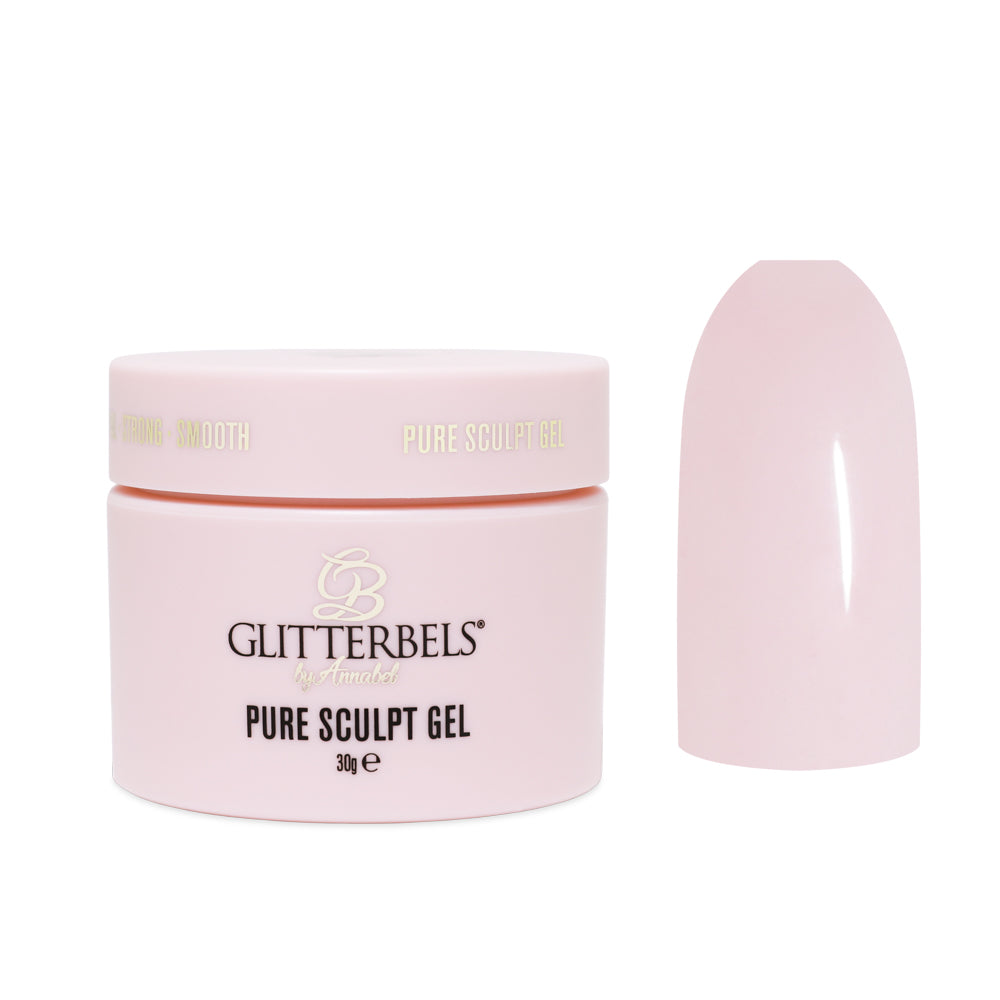 glitterbels pure sculpt gel contour prachtnagels