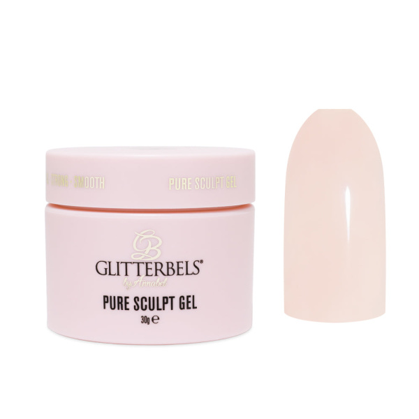 glitterbels puresculpt limestone prachtnagels