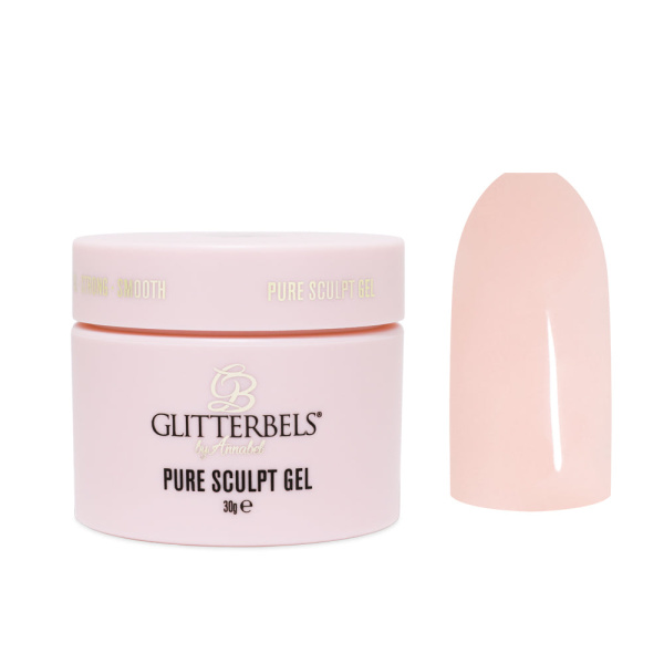 glitterbels pure sculpt gel serenity prachtnagels