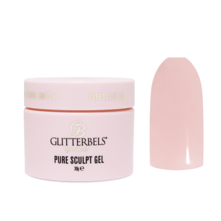 glitterbels pure sculpt gel etched elegance prachtnagels