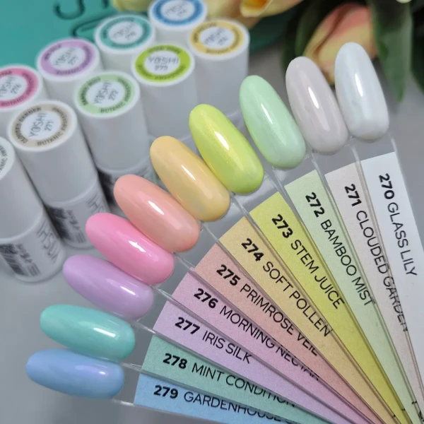 yoshi botanic awakening swatch prachtnagels