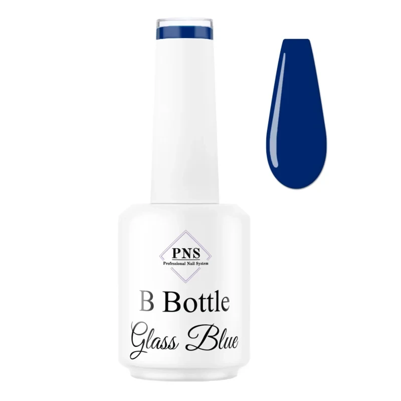 pns b bottle glass blue prachtnagels