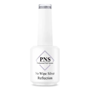 pns top coat zilver reflective prachtnagels