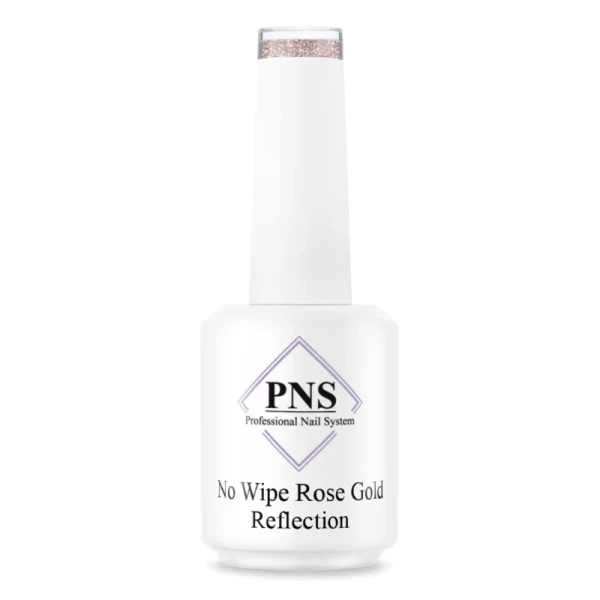 pns no wipe top coat reflective rose gold prachtnagels 2