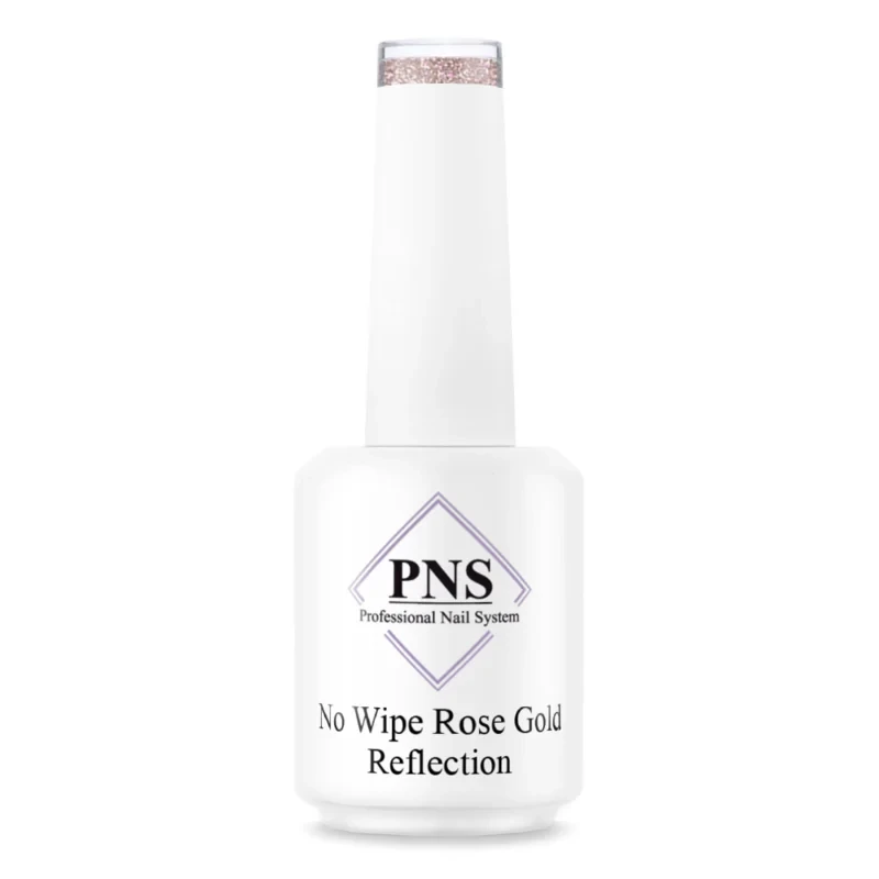 pns no wipe top coat reflective rose gold prachtnagels 2