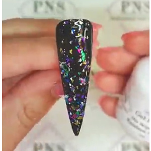pns no wipe top coat rainbow flakes 2