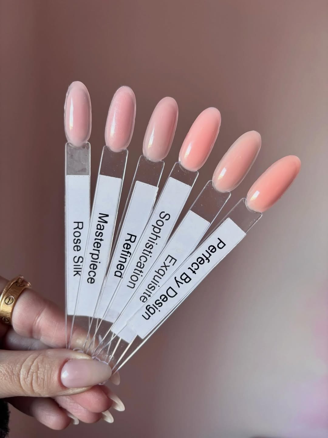 glitterbels swatch pure sculpt gel rose silk - masterpiece - refined - sophistication - equisite - perfect by design