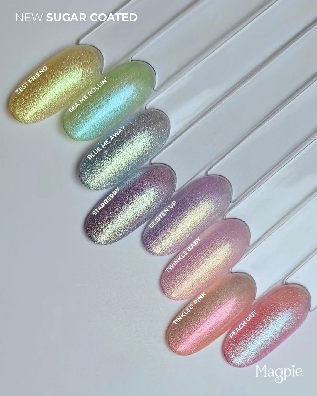 magpie swatch sugar coated collection prachtnagels