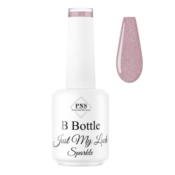 pns b bottle just my luck sparkle prachtnagels