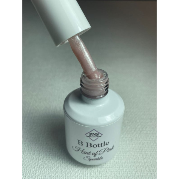 pns b bottle hint of pink sparkle prachtnagels