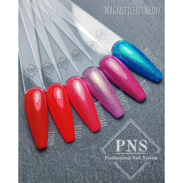 pns magnificent neon collection swatch prachtnagels