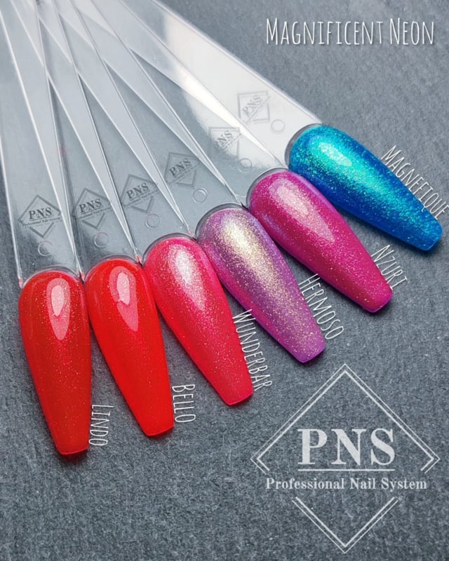 pns magnificent neon collection swatch prachtnagels