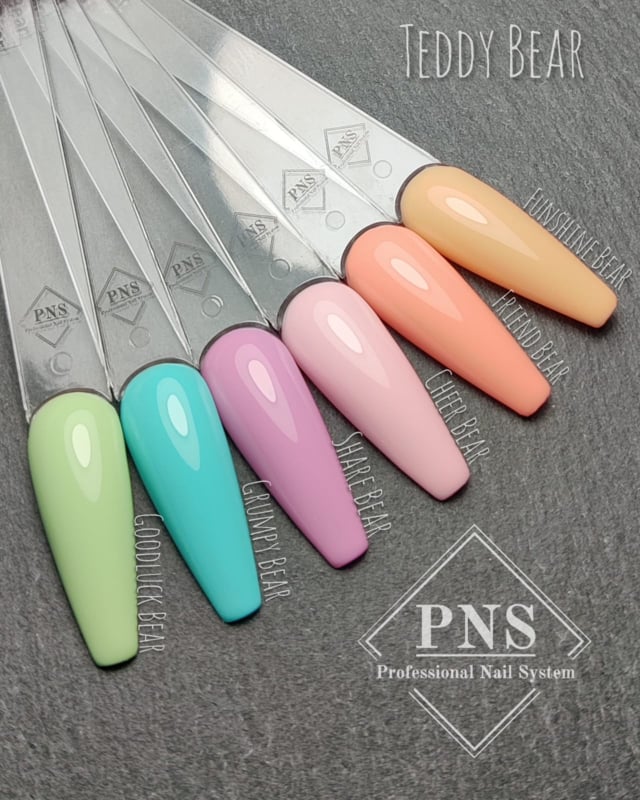 pns mlp teddy bear collection swatch prachtnagels